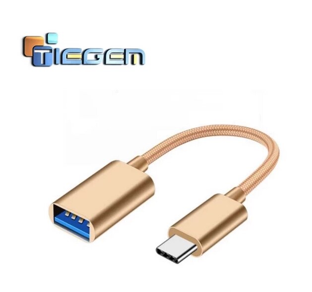 Перехідник, адаптер OTG USB 3.0 — Type-C для смартфона, телефона GR765G від компанії А11 - фото 1