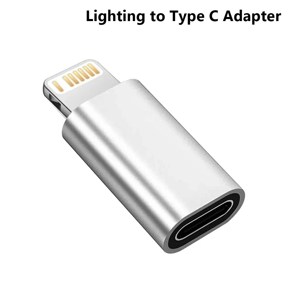 Перехідник для навушників Apple Lightning — Type-C AUX Audio Converter WK78S. Адаптер аудіо Лайтинг to Тайп Сі від компанії А11 - фото 1