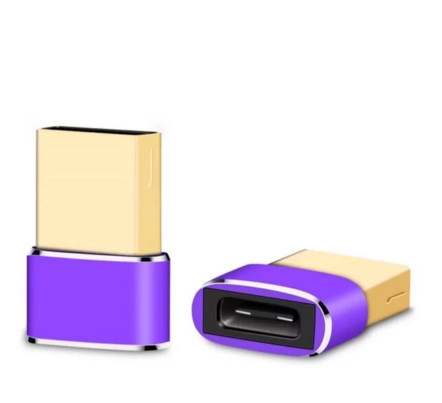 Перехідник USB Male to Type-C Female Adapter Converter Voko C63P. Адаптер Type C (мама) — USB (тато) від компанії А11 - фото 1