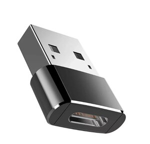 Переходник USB Male to Type-C Female Adapter Converter. Адаптер TypeC (мама) USB (тато) VE03B