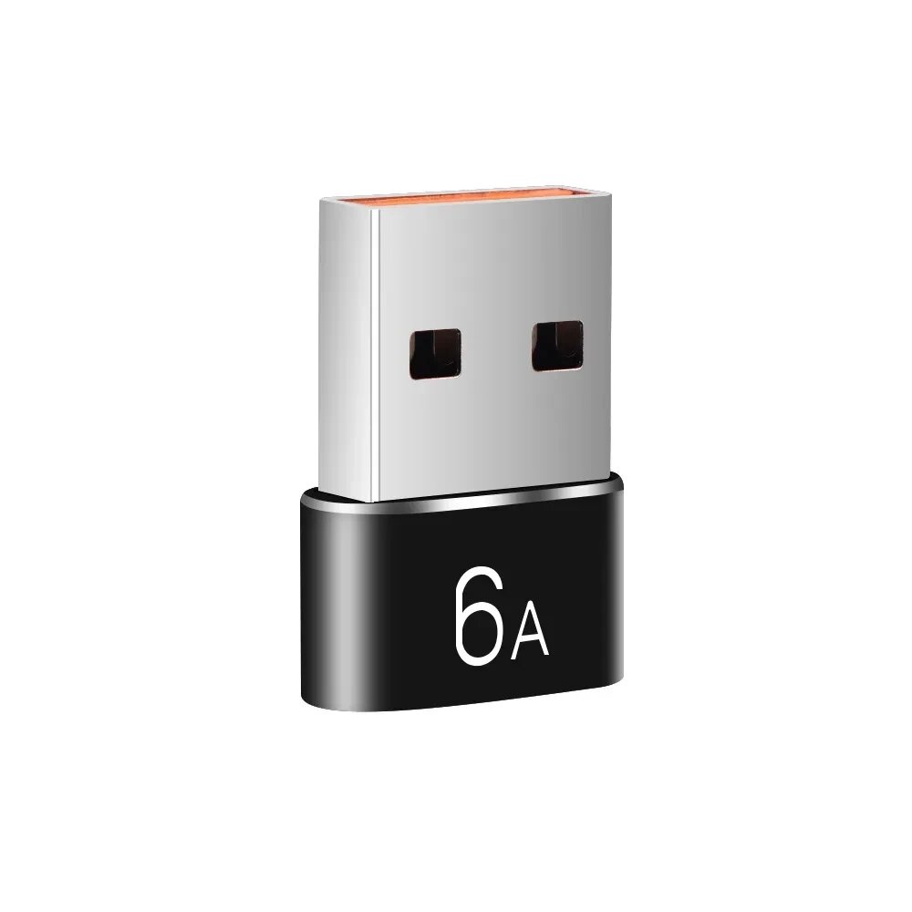 Переходник USB Male to Type-C Female Adapter Converter QK82-2. Адаптер Type C (мама) — USB (тато) від компанії А11 - фото 1