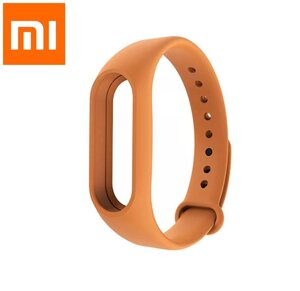 Силіконовий ремінець для фітнес-браслета Xiaomi Mi Band M2. Ремінець для Xiaomi Mi Band M2 FQ11 Жовтогарячий