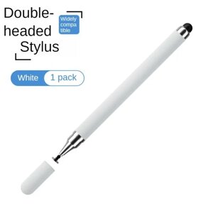 Універсальний Стілус 2в1 Stylus Touch Pen для смартфона, телефону, планшета, сенсорного екрану WE72X-W Білий