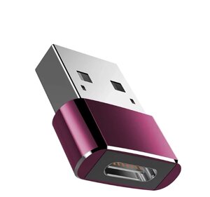 Переходник USB Male to Type-C Female Adapter Converter. Адаптер TypeC (мама) — USB (тато) VE03R