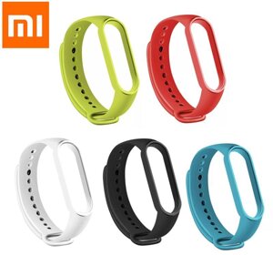 Силіконовий ремінець (5 штук) для фітнес-браслета Xiaomi Mi Band M3/M4. Ремешок для Xiaomi Mi Band 3/4 EW22-4