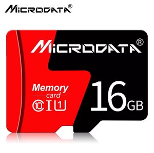 Карта пам'яті, Флешка TF card MicroSD 16GB Class 10 + SD Adapter мікро сд 16 гігабайт для телефону, планшета MICRO-16