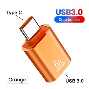 Перехідник, адаптер OTG Type-C — USB 3.0 для смартфона, телефона SWE86-2