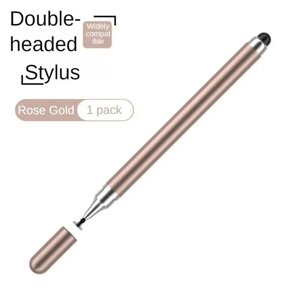 Універсальний стилус 2в1 Stylus Touch Pen для смартфона, телефона, планшета, сенсорного екрана FV87 Золотистий