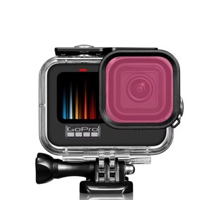 Підводний бокс із фільтром (рожевий) для GoPro Hero 12 Black GH8770