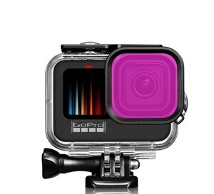 Підводний бокс із фільтром (фіолетовий) для GoPro Hero 12 Black GH8770