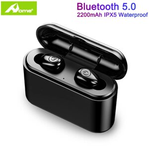 Бездротові Bluetooth-навушники із зарядним футляром SX8-TWS Stereo Чорний. Навушники блютуз для телефона