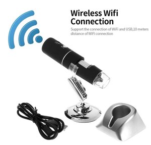 Wi-Fi цифровий мікроскоп 1000Х HD 1080P Digital Microscope для телефона, смартфона, планшета JK4865B