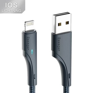 Кабель для швидкого заряджання iPhone USB — Lightning 2.4 A 1 м. Зарядний заряджання дріт шнур на айфон лайтінг QJ74