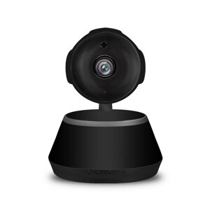 Цифрова IP-камера HD 720P відеоспостереження Wi-Fi поворотна Чорна