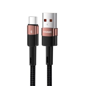 Кабель для швидкого заряджання Quick Charge 3A USB — Type-C 0.5 метра GJ33V. Шнур для заряджання телефона