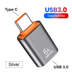 Перехідник, адаптер OTG Type-C — USB 3.0 для смартфона, телефона SWE86-1