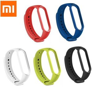 Силіконовий ремінець (5 штук) для фітнес-браслета Xiaomi Mi Band M3/M4. Ремешок для Xiaomi Mi Band 3/4 EW22-2