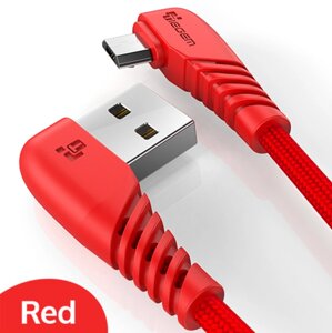 Кабель Tiegem 2.4A USB — Micro USB 1 метр NN38444 Червоний