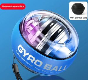 Тренажер гіроскопічний для пензлів рук + Чохол Power LED Gyro Ball V110. Кистьовий тренажер, Гіробол, Еспандер