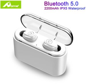 Бездротові Bluetooth-навушники із зарядним футляром SX8-TWS Stereo Білий. Навушники блютуз для телефона