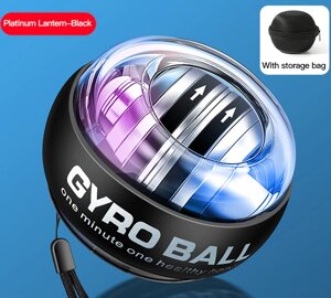 Тренажер гіроскопічний для пензлів рук + Чохол Power LED Gyro Ball B110. Кистьовий тренажер, Гіробол, Еспандер