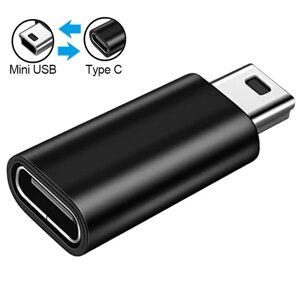 Перехідник адаптер Type-C мама — Mini USB-тато. TypeC to Mini USB QGD003-B