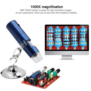 Wi-Fi цифровий мікроскоп 1000Х HD 1080P Digital Microscope для телефона, смартфона, планшета JK4865H