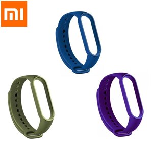 Силіконовий ремінець (3 штуки) для фітнес-браслета Xiaomi Mi Band M3/M4. Ремешок для Xiaomi Mi Band 3/4 EW43-4