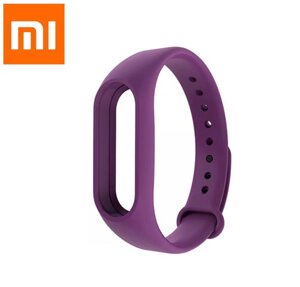 Силіконовий ремінець для фітнес-браслета Xiaomi Mi Band M2. Ремінець для Xiaomi Mi Band M2 FQ11 Фіолетовий