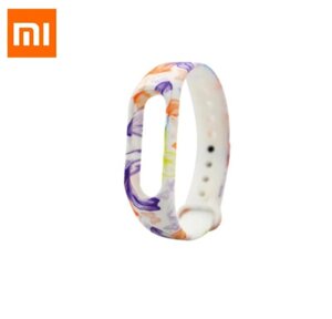 Силіконовий ремінець із малюнком для фітнес-браслета Xiaomi Mi Band M2. Ремешок для Xiaomi Mi Band M2 WR87