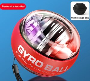 Тренажер гіроскопічний для пензлів рук + Чохол Power LED Gyro Ball R110. Кистьовий тренажер, Гіробол, Еспандер