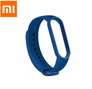 Силіконовий ремінець для фітнес-браслета Xiaomi Mi Band M3/M4. Ремешок для Xiaomi Mi Band 3/4 RY99 Синий