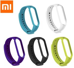 Силіконовий ремінець (5 штук) для фітнес-браслета Xiaomi Mi Band M3/M4. Ремешок для Xiaomi Mi Band 3/4 EW22-3