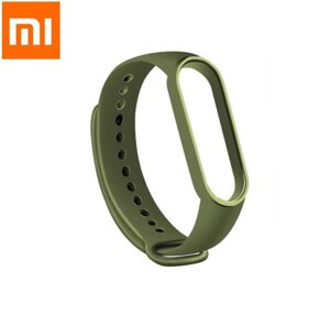 Силіконовий ремінець для фітнес-браслета Xiaomi Mi Band M3/M4. Ремешок для Xiaomi Mi Band 3/4 RY99 Хаки