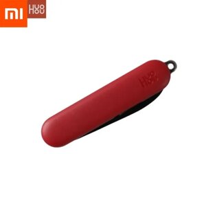 Оригінальний складаний ніж для розпакування Xiaomi Mijia Huohou Червоний. Ніж брелок для риболовлі, туристичний