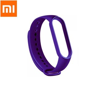 Силіконовий ремінець для фітнес-браслета Xiaomi Mi Band M3/M4. Ремінець для Xiaomi Mi Band 3/4 RY99 Фіолетовий