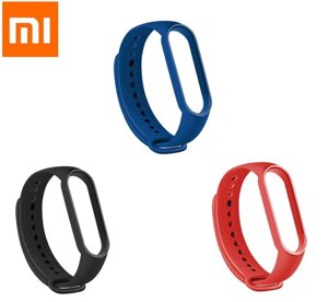 Силіконовий ремінець (3 штуки) для фітнес-браслета Xiaomi Mi Band M3/M4. Ремешок для Xiaomi Mi Band 3/4 EW43-2