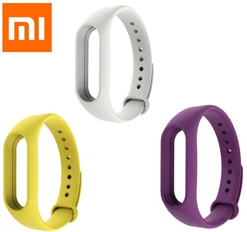 Силіконові ремінці 3 шт. для фітнес-браслета Xiaomi Mi Band M2 VT04-1. Ремешок для Xiaomi Mi Band M2 від компанії А11 - фото 1