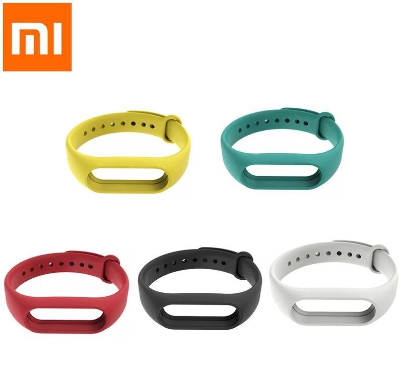 Силіконові ремінці 5 шт. для фітнес-браслета Xiaomi Mi Band M2 VT06-1. Ремешок для Xiaomi Mi Band M2 від компанії А11 - фото 1