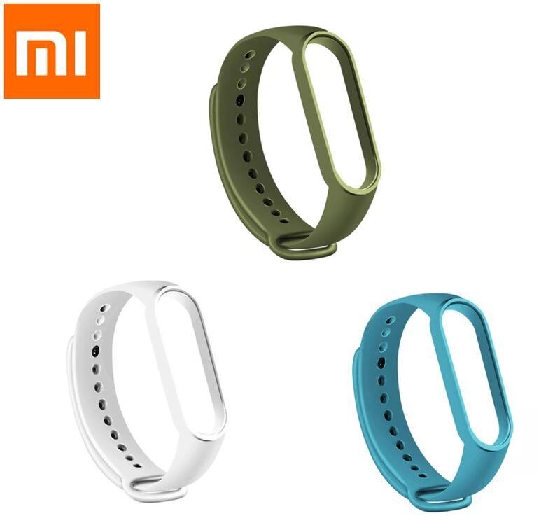 Силіконовий ремінець (3 штуки) для фітнес-браслета Xiaomi Mi Band M3/M4. Ремешок для Xiaomi Mi Band 3/4 EW43-1 від компанії А11 - фото 1