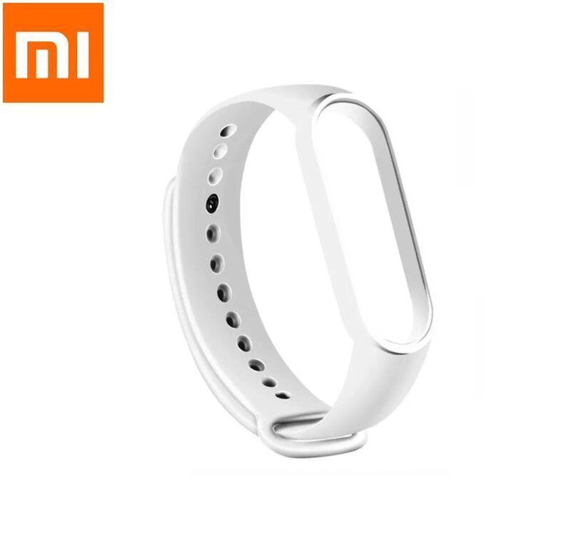 Силіконовий ремінець для фітнес-браслета Xiaomi Mi Band M3/M4. Ремінець для Xiaomi Mi Band 3/4 RY99 Білий від компанії А11 - фото 1