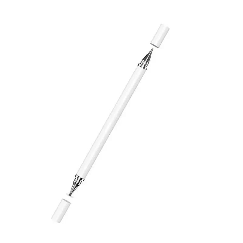 Універсальний стилус Ручка 2в1 Stylus Touch Pen для смартфона, телефона, планшета, сенсорного екрана Білий від компанії А11 - фото 1