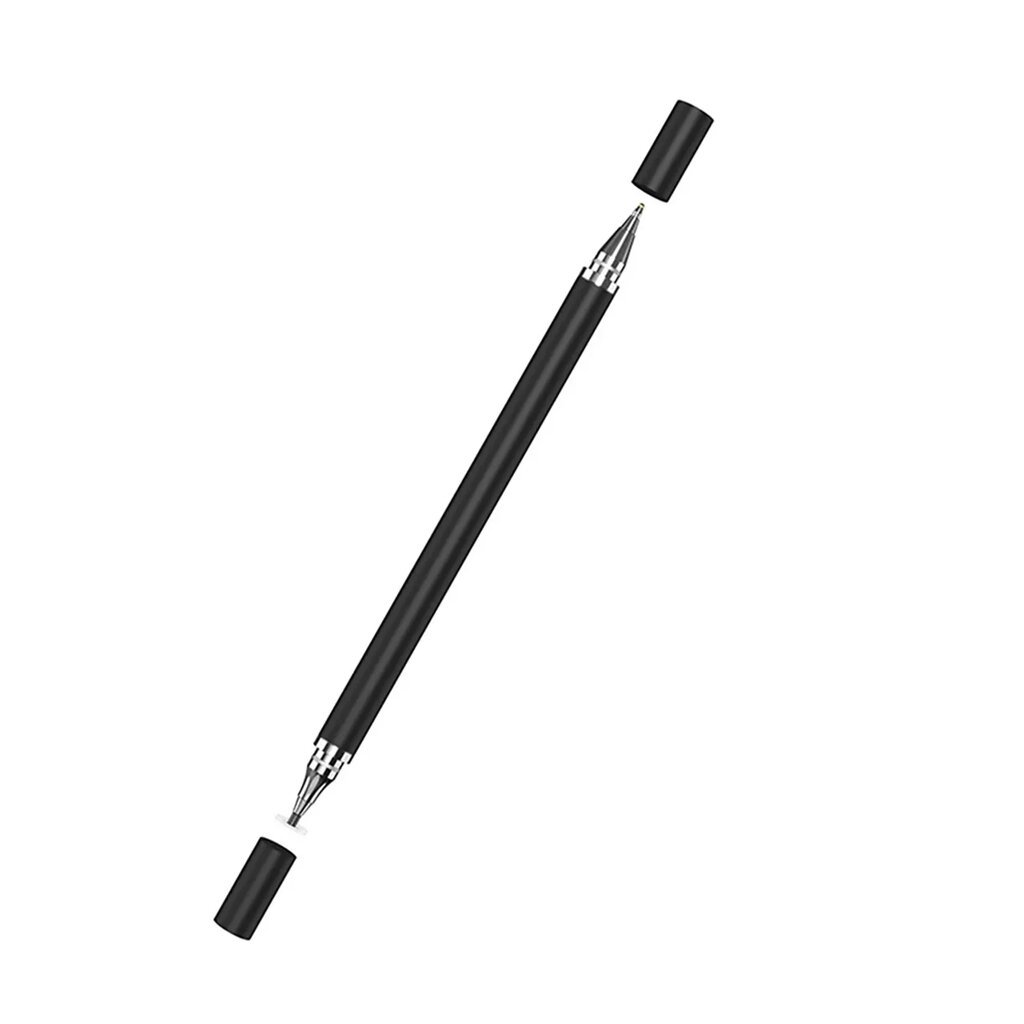 Універсальний стилус Ручка 2в1 Stylus Touch Pen для смартфона, телефона, планшета, сенсорного екрана Чорний від компанії А11 - фото 1