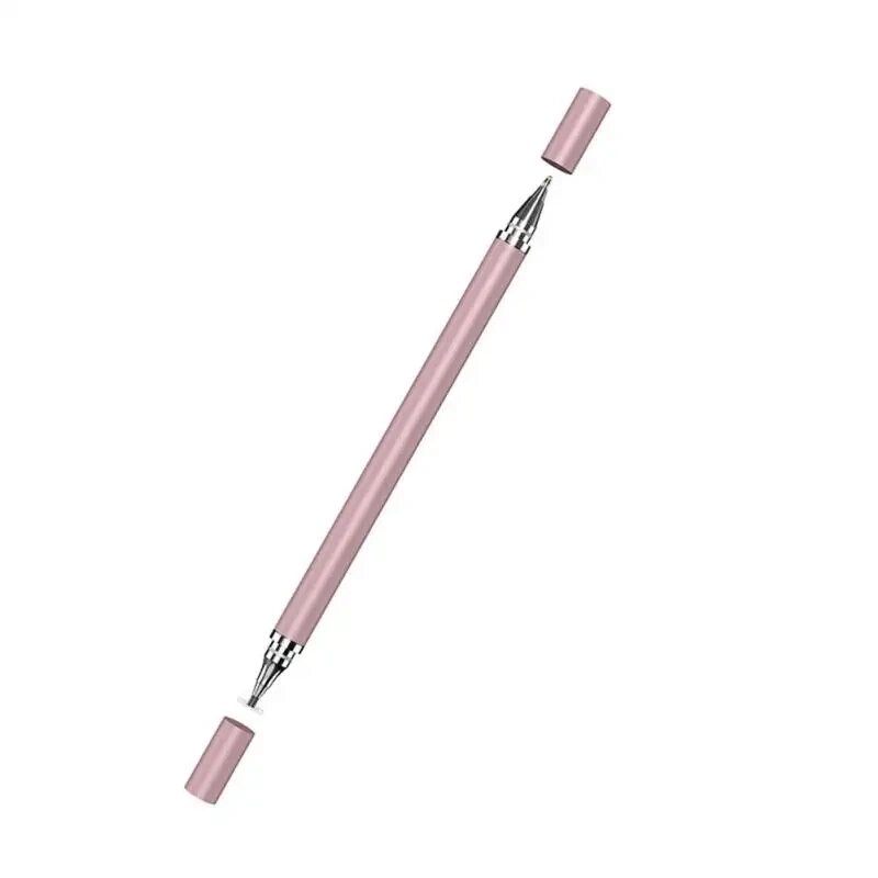 Універсальний стилус Ручка 2в1 Stylus Touch Pen для смартфона, телефона, планшета, сенсорного екрана Рожевий від компанії А11 - фото 1