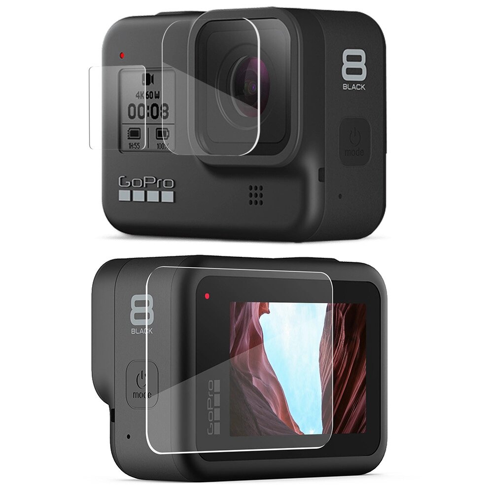 Захисне скло + захисна плівка для GoPro Hero 8 Black від компанії А11 - фото 1