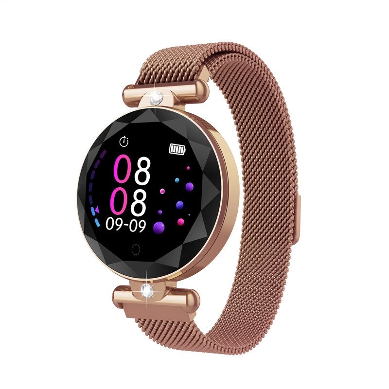 Жіночий розумний смарт-годинник Milanese Strap Smart Watch S-886V Золотистий від компанії А11 - фото 1