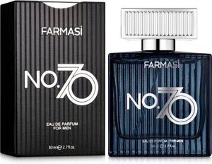 Парфумована чоловіча вода № 70 Farmasi 80ml