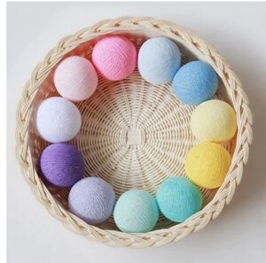 Гірлянда нитяна з 20 кольорових куль