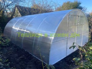 Теплиця "СТАНДАРТ" 4*10*2,10 (ш. д. в.) 40 кв. м., покрита полікарбонатом 6 мм, від виробника.