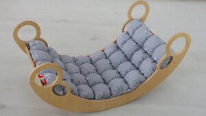 Дитяча гойдалка балансир з матрасиком " Miny style" НОВИНКА !